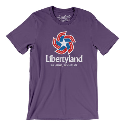 Libertyland Amusement Park Men/Unisex T-Shirt-Purple-Allegiant Goods Co. Vintage Sports Apparel