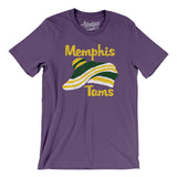 Memphis Tams Basketball Men/Unisex T-Shirt-Purple-Allegiant Goods Co. Vintage Sports Apparel
