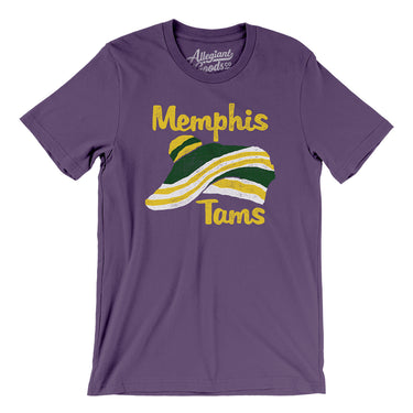 Memphis Tams Basketball Men/Unisex T-Shirt-Purple-Allegiant Goods Co. Vintage Sports Apparel
