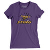 Las Vegas Sting Arena Football Women's T-Shirt-Purple-Allegiant Goods Co. Vintage Sports Apparel