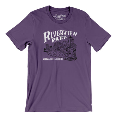 Riverview Park Amusement Park Men/Unisex T-Shirt-Team Purple-Allegiant Goods Co. Vintage Sports Apparel