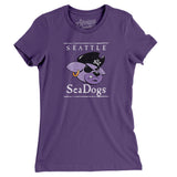 Seattle SeaDogs Soccer Women's T-Shirt-Allegiant Goods Co. Vintage Sports Apparel