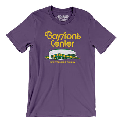 St. Petersburg Bayfront Center Men/Unisex T-Shirt-Purple-Allegiant Goods Co. Vintage Sports Apparel