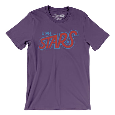Utah Stars Basketball Men/Unisex T-Shirt-Allegiant Goods Co. Vintage Sports Apparel