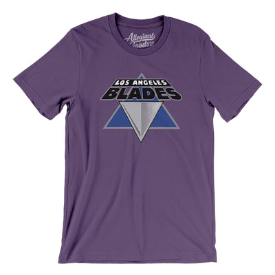 Los Angeles Blades Roller Hockey Men/Unisex T-Shirt-Team Purple-Allegiant Goods Co. Vintage Sports Apparel