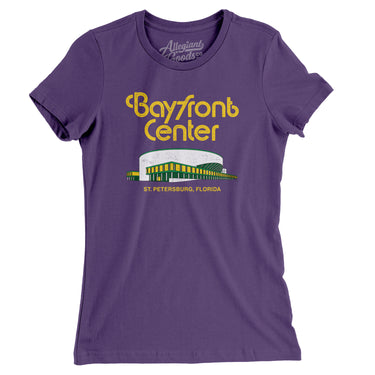 St. Petersburg Bayfront Center Women's T-Shirt-Allegiant Goods Co. Vintage Sports Apparel