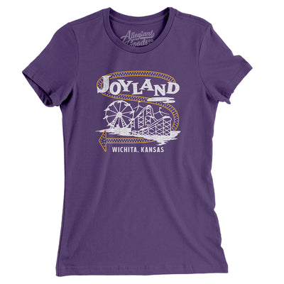 Joyland Amusement Park Women's T-Shirt-Purple-Allegiant Goods Co. Vintage Sports Apparel