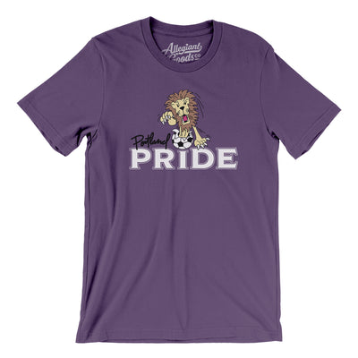 Portland Pride Soccer Men/Unisex T-Shirt-Team Purple-Allegiant Goods Co. Vintage Sports Apparel