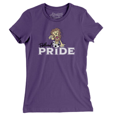 Portland Pride Soccer Women's T-Shirt-Allegiant Goods Co. Vintage Sports Apparel
