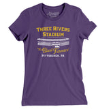 Pittsburgh Three Rivers Stadium Women's T-Shirt-Allegiant Goods Co. Vintage Sports Apparel