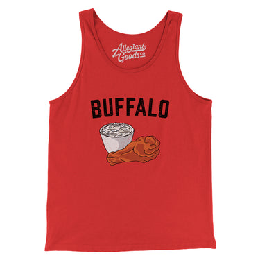 Buffalo Chicken Wings Men/Unisex Tank Top-Allegiant Goods Co. Vintage Sports Apparel