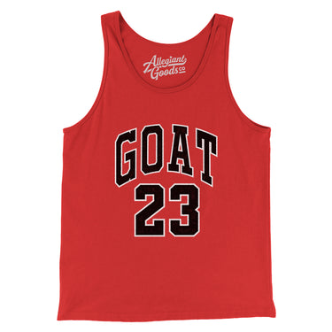 GOAT #23 Men/Unisex Tank Top-Allegiant Goods Co. Vintage Sports Apparel