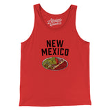 New Mexico Christmas Enchiladas Men/Unisex Tank Top-Allegiant Goods Co. Vintage Sports Apparel