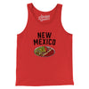 New Mexico Christmas Enchiladas Men/Unisex Tank Top-Red-Allegiant Goods Co. Vintage Sports Apparel