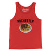 Rochester Garbage Plate Men/Unisex Tank Top-Red-Allegiant Goods Co. Vintage Sports Apparel