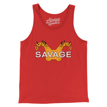 Savage Pads Men/Unisex Tank Top-Allegiant Goods Co. Vintage Sports Apparel
