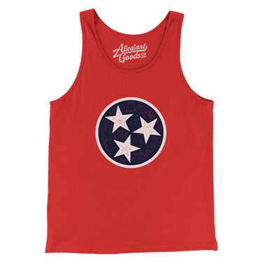 Tennessee State Flag Men/Unisex Tank Top-Allegiant Goods Co. Vintage Sports Apparel