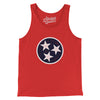 Tennessee State Flag Men/Unisex Tank Top-Red-Allegiant Goods Co. Vintage Sports Apparel