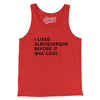 I Liked Albuquerque Before It Was Cool Men/Unisex Tank Top-Red-Allegiant Goods Co. Vintage Sports Apparel
