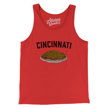 Cincinnati Chili Men/Unisex Tank Top-Allegiant Goods Co. Vintage Sports Apparel