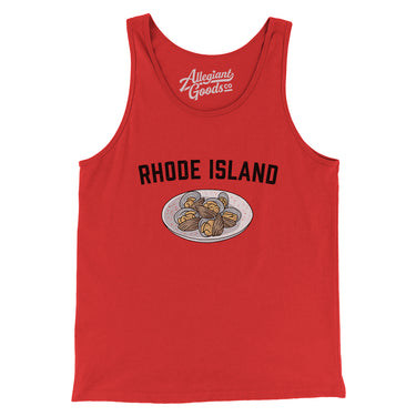 Rhode Island Clams Men/Unisex Tank Top-Allegiant Goods Co. Vintage Sports Apparel
