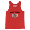 Rhode Island Clams Men/Unisex Tank Top-Red-Allegiant Goods Co. Vintage Sports Apparel