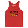 St. Louis Toasted Ravioli Men/Unisex Tank Top-Red-Allegiant Goods Co. Vintage Sports Apparel