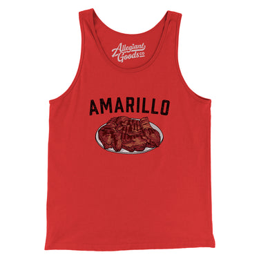 Amarillo Steak Men/Unisex Tank Top-Allegiant Goods Co. Vintage Sports Apparel