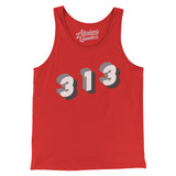 Detroit 313 Area Code Men/Unisex Tank Top-Allegiant Goods Co. Vintage Sports Apparel