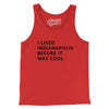 I Liked Indianapolis Before It Was Cool Men/Unisex Tank Top-Red-Allegiant Goods Co. Vintage Sports Apparel