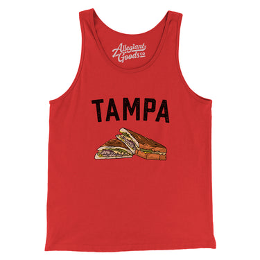 Tampa Cuban Sandwich Men/Unisex Tank Top-Allegiant Goods Co. Vintage Sports Apparel
