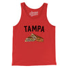 Tampa Cuban Sandwich Men/Unisex Tank Top-Red-Allegiant Goods Co. Vintage Sports Apparel
