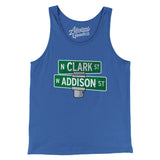 Addison & Clark Street Chicago Men/Unisex Tank Top-Allegiant Goods Co. Vintage Sports Apparel