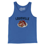 Louisville Hot Brown Men/Unisex Tank Top-Allegiant Goods Co. Vintage Sports Apparel