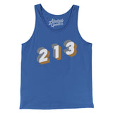 Los Angeles 213 Area Code Men/Unisex Tank Top-Allegiant Goods Co. Vintage Sports Apparel