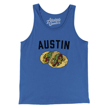 Austin Tacos Men/Unisex Tank Top-Allegiant Goods Co. Vintage Sports Apparel