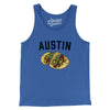Austin Tacos Men/Unisex Tank Top-True Royal-Allegiant Goods Co. Vintage Sports Apparel
