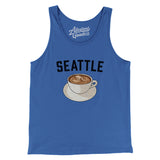 Seattle Coffee Men/Unisex Tank Top-Allegiant Goods Co. Vintage Sports Apparel