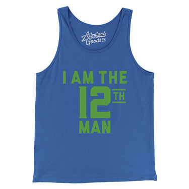 I Am The 12th Man Men/Unisex Tank Top-Allegiant Goods Co. Vintage Sports Apparel