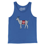 #12 GOAT Men/Unisex Tank Top-Allegiant Goods Co. Vintage Sports Apparel