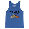 Tampa Cuban Sandwich Men/Unisex Tank Top-True Royal-Allegiant Goods Co. Vintage Sports Apparel
