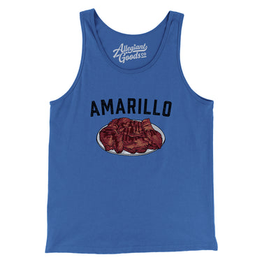 Amarillo Steak Men/Unisex Tank Top-Allegiant Goods Co. Vintage Sports Apparel