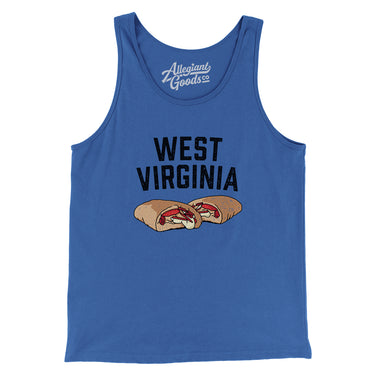 West Virginia Pepperoni Roll Men/Unisex Tank Top-Allegiant Goods Co. Vintage Sports Apparel