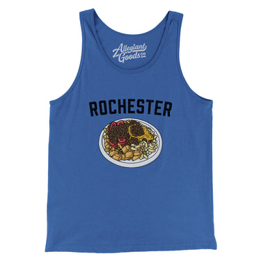 Rochester Garbage Plate Men/Unisex Tank Top-Allegiant Goods Co. Vintage Sports Apparel