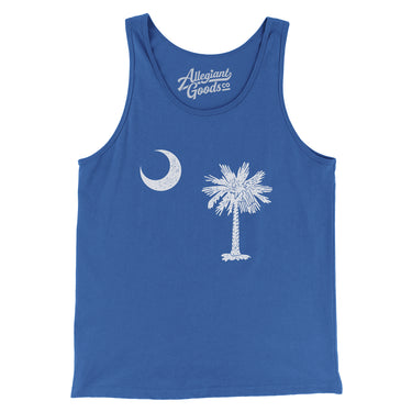 South Carolina State Flag Men/Unisex Tank Top-Allegiant Goods Co. Vintage Sports Apparel