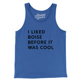 I Liked Boise Before It Was Cool Men/Unisex Tank Top-Allegiant Goods Co. Vintage Sports Apparel