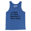 I Liked St. Petersburg Before It Was Cool Men/Unisex Tank Top-True Royal-Allegiant Goods Co. Vintage Sports Apparel