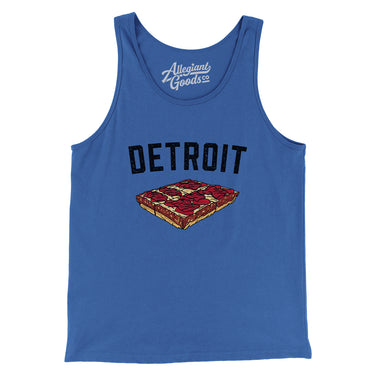 Detroit Style Pan Pizza Men/Unisex Tank Top-Allegiant Goods Co. Vintage Sports Apparel