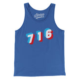 Buffalo 716 Area Code Men/Unisex Tank Top-Allegiant Goods Co. Vintage Sports Apparel