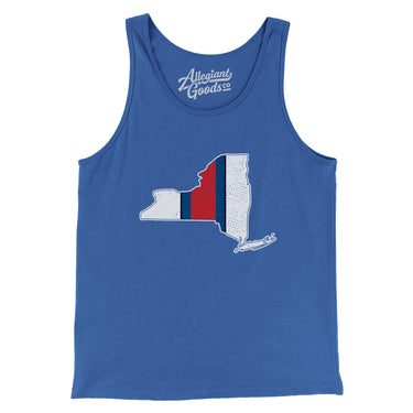 New York Helmet Stripes Men/Unisex Tank Top-Allegiant Goods Co. Vintage Sports Apparel